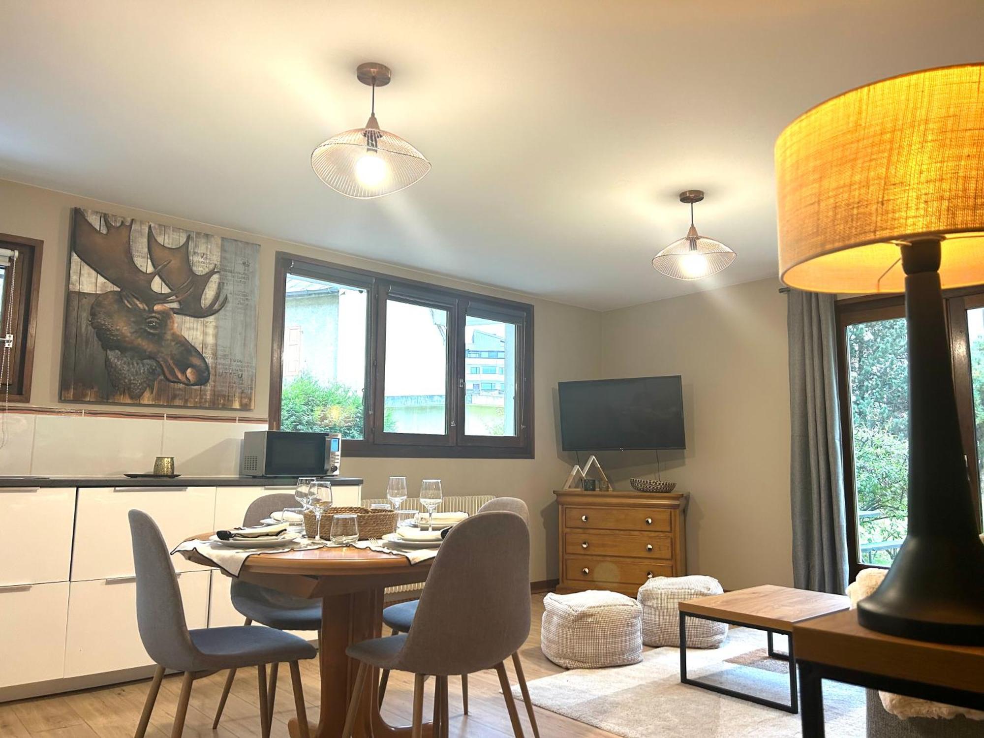 Appartement Style Chalet Avec Grande Terrasse Et Parking Prive Chamonix Kültér fotó