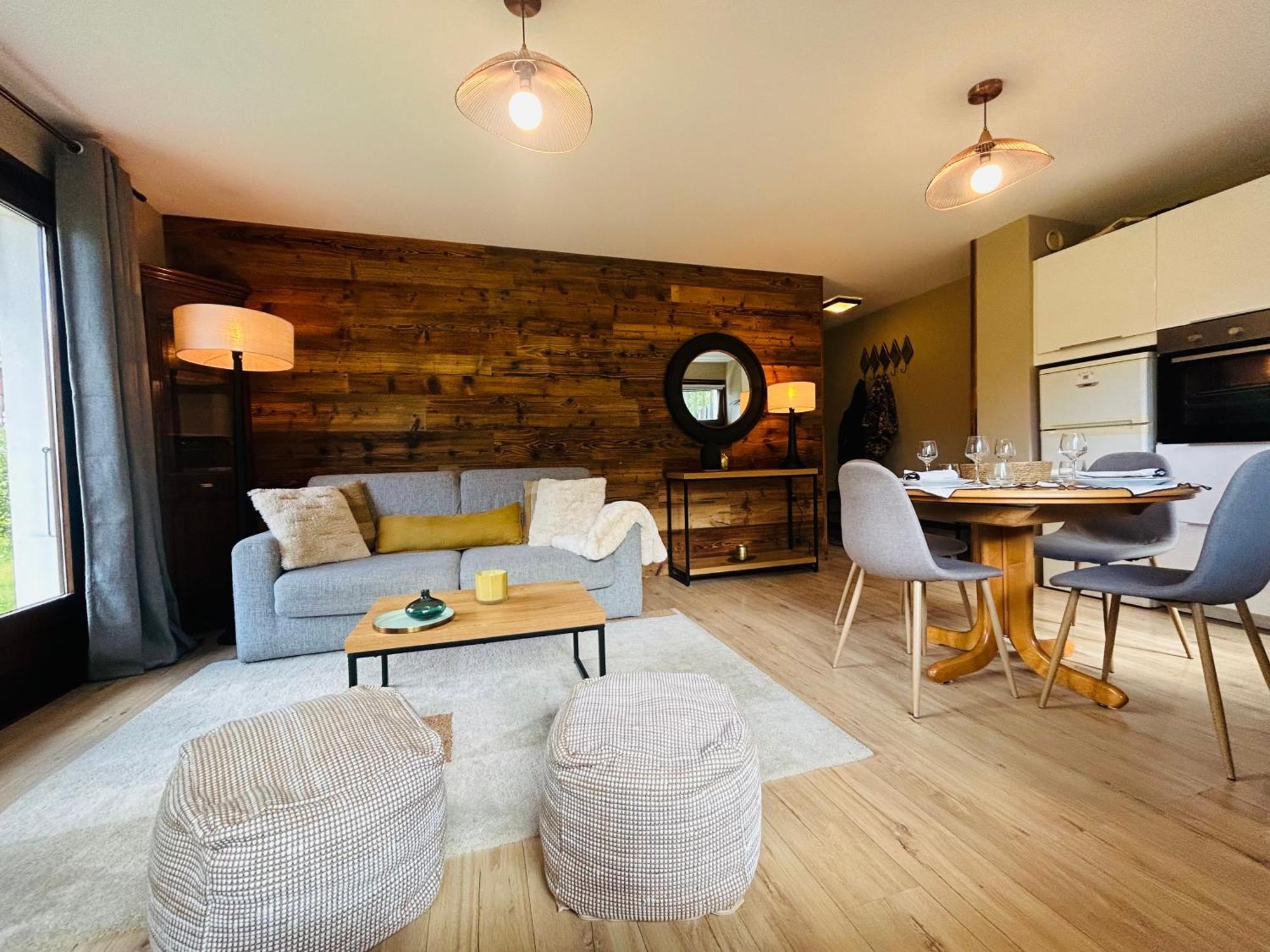 Appartement Style Chalet Avec Grande Terrasse Et Parking Prive Chamonix Kültér fotó